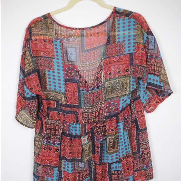 ASOS Rokoko Clothing Deep V Neck Babydoll - Picture 5 of 5